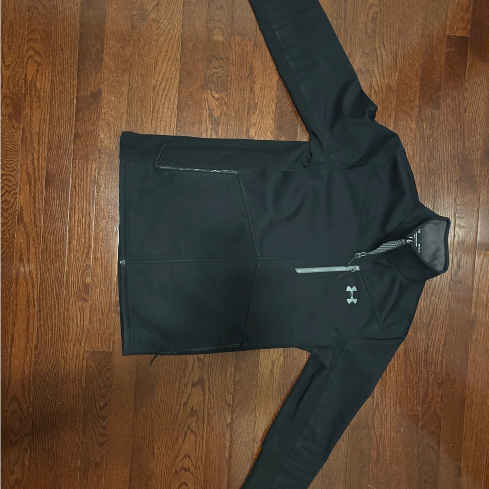 Under Armour Men's Dark Black Coldgear Infrared Performance Jacket
